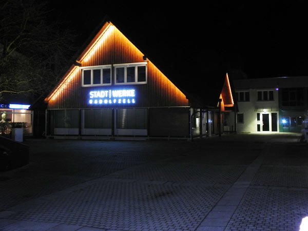 Architekturbeleuchtung Stadtwerke Radolfzell